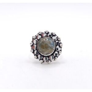 Boho Cabochon Statement Ring Size 5.5